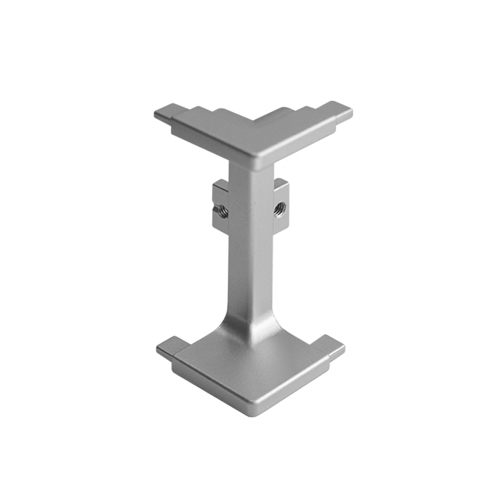  Уголок внешний C-Gola серебро, металл