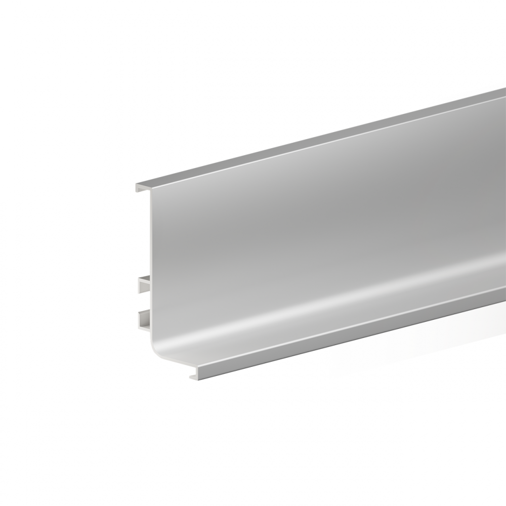   Профиль GOLA L-образный горизонтальный серебро матовое, 4,1 м