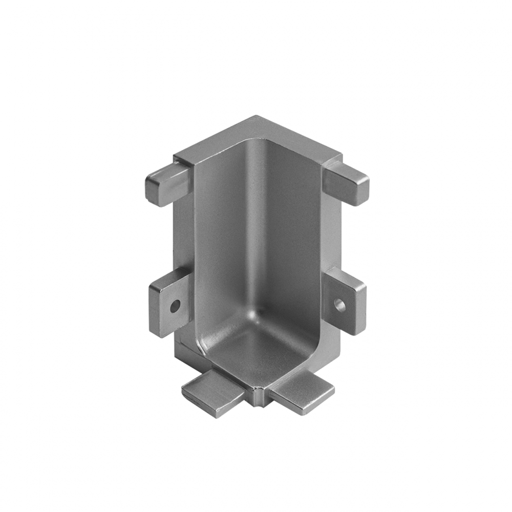 Уголок внутренний L-Gola серый, пластик