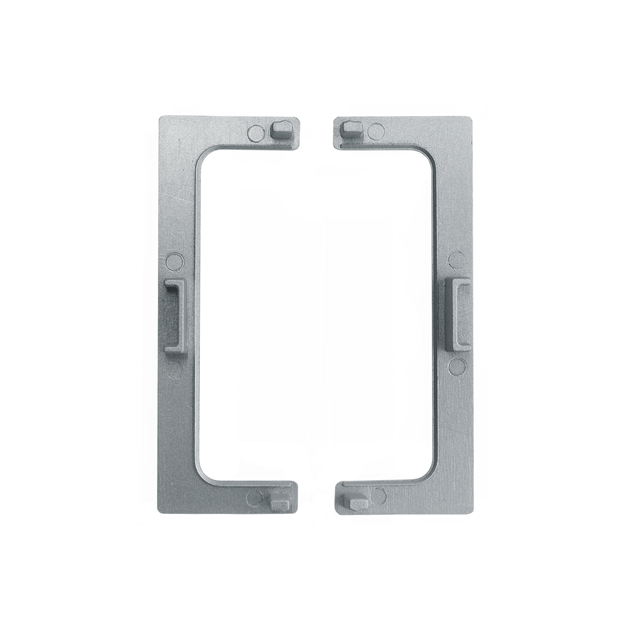 Комплект заглушек C-Gola (L+R) серый, пластик