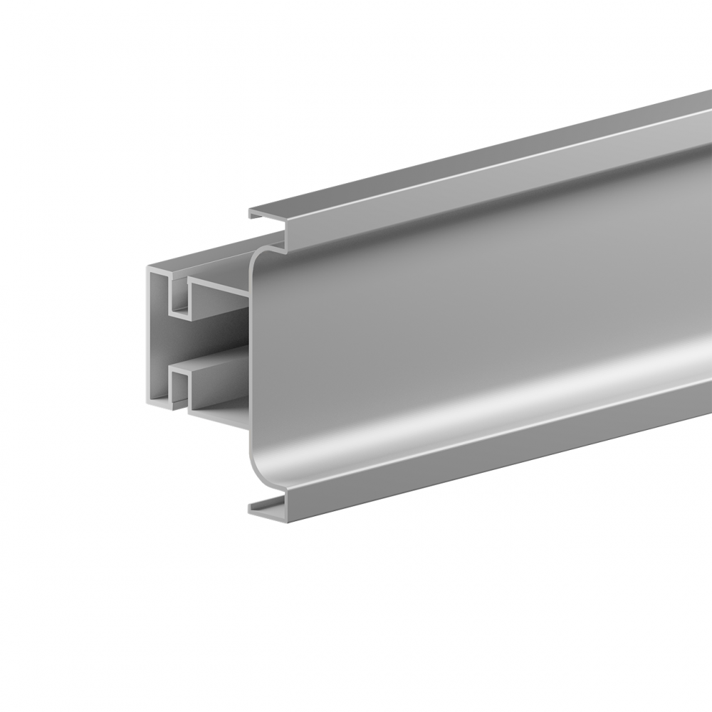    Профиль GOLA вертикальный средний серебро матовое, 3,0 м