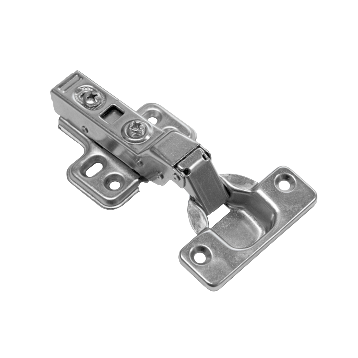 ПЕТЛЯ ДЛЯ ДВЕРЦЫ ШКАФА SOFT CLOSING (ПОЛУНАКЛАДНАЯ) (4 отверстия) 83гр. (200)