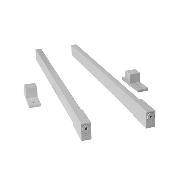   Рейлинг к HD Box/HD Slimbox квадратный белый с креплением 450 мм (20) 