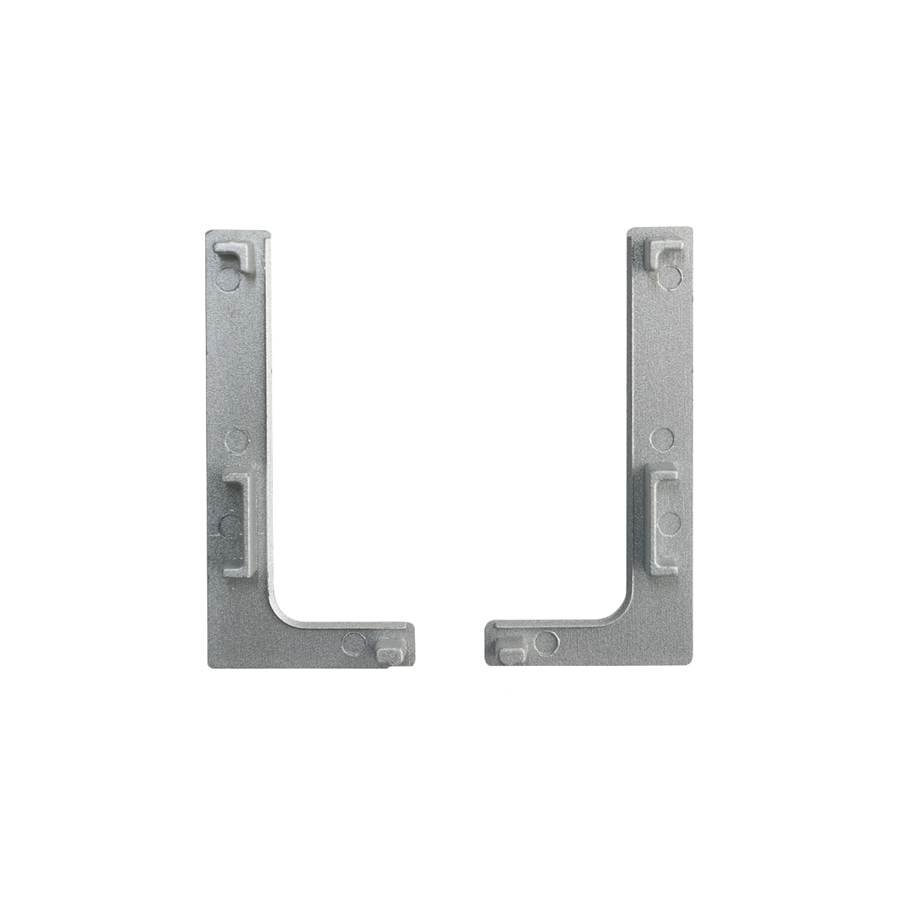 Комплект заглушек L-Gola (L+R) серый, пластик