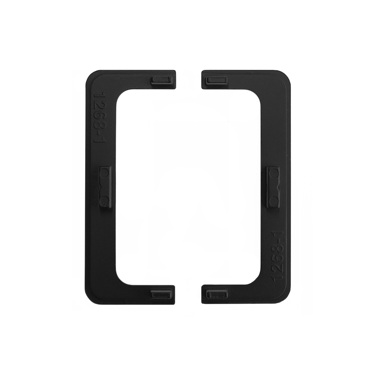  Комплект заглушек C-Gola (L+R) черный, металл