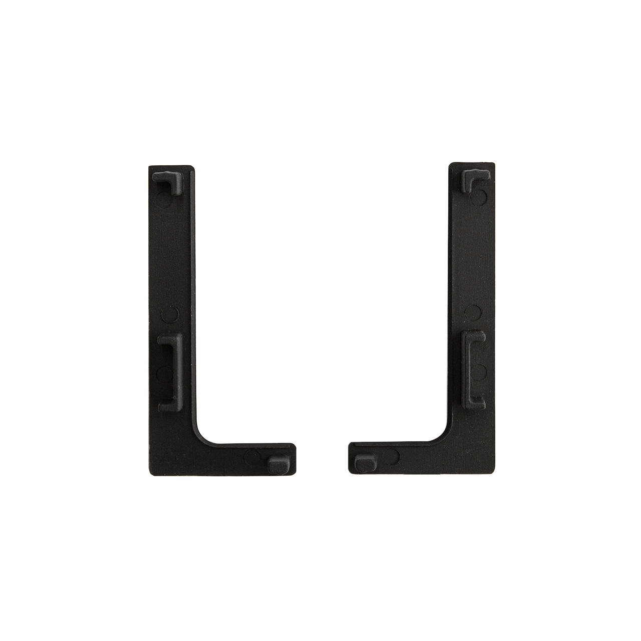 Комплект заглушек L-Gola (L+R) черный, пластик