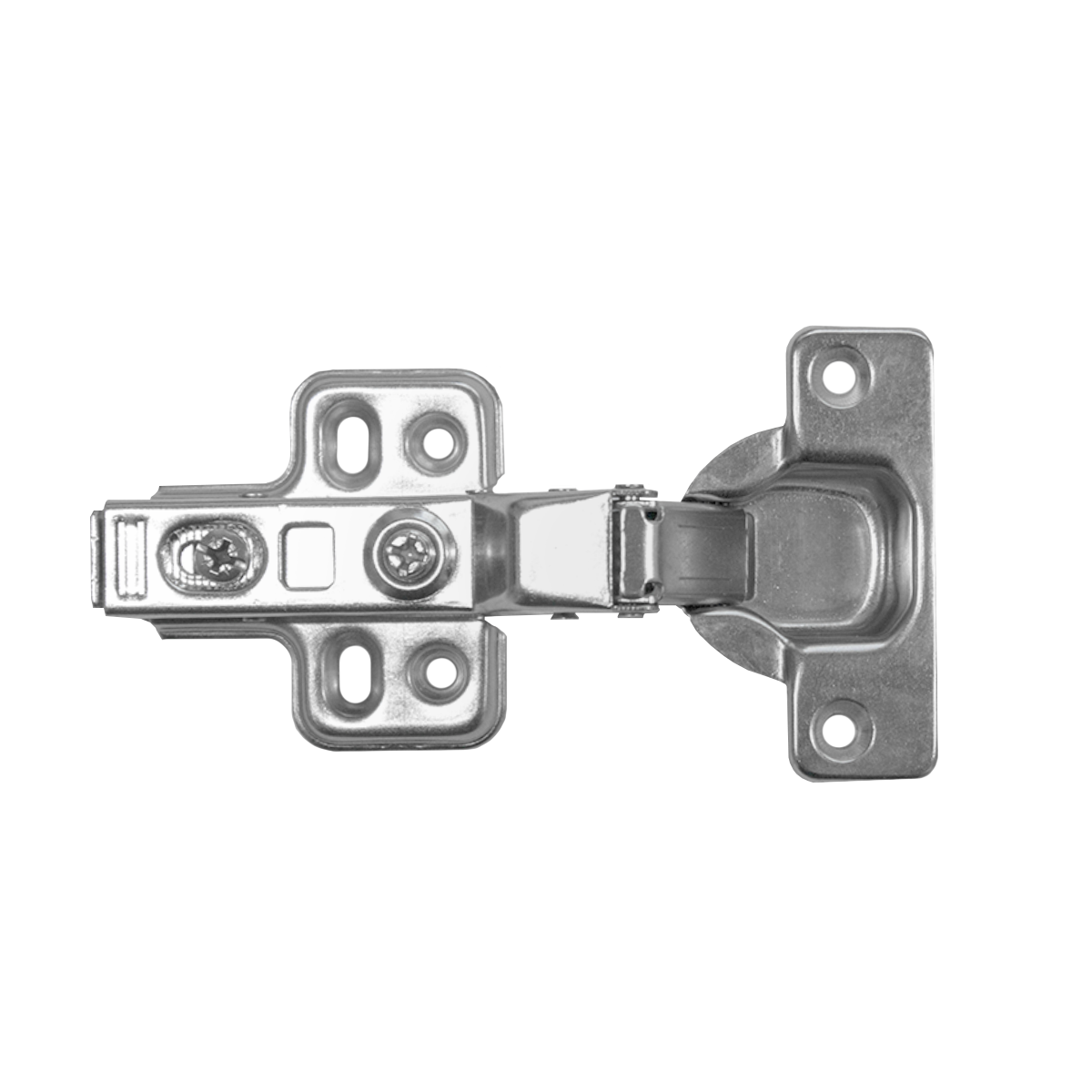 ПЕТЛЯ ДЛЯ ДВЕРЦЫ ШКАФА SOFT CLOSING (ПОЛУНАКЛАДНАЯ) (4 отверстия) 83гр. (200)