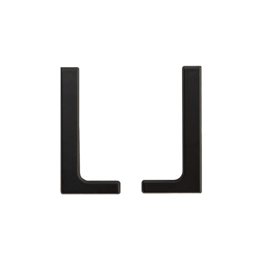 Комплект заглушек L-Gola (L+R) черный, пластик