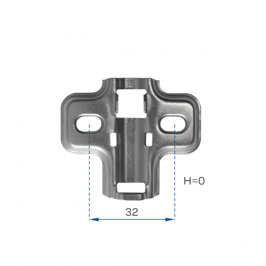    ПЕТЛЯ ДЛЯ ДВЕРЦЫ ШКАФА SOFT CLOSING (ПОЛУНАКЛАДНАЯ)  (200) ПОД ЕВРОВИНТ
