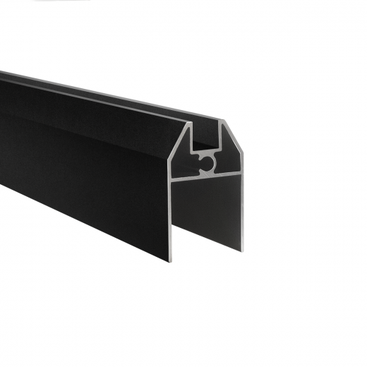Профиль горизонтальный нижний для подвесной системы черный муар, 6,0 м