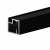 Фасадный профиль узкий 20*19 мм, видимая часть 19 мм, черный матовый, 6,0 м