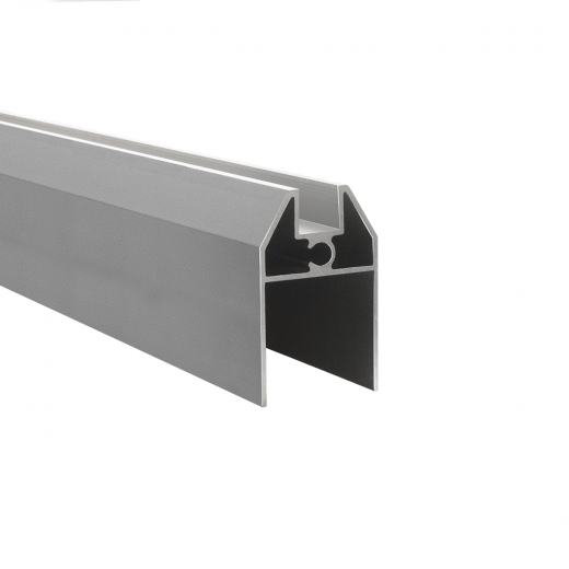Профиль горизонтальный нижний для подвесной системы серебро матовое, 6 м