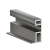Профиль ручка ГРАЦИЯ Графит брашед 5,4 м (узкая система) (12)