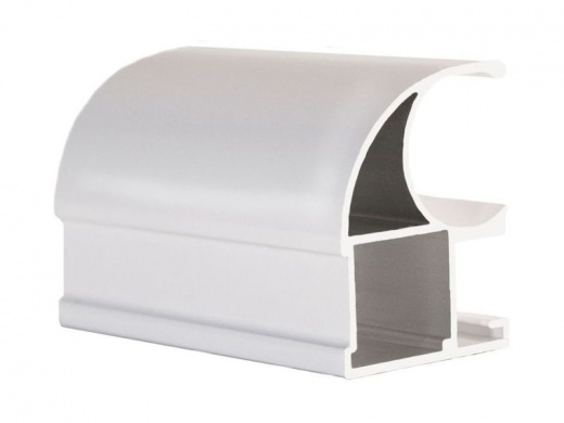  Профиль вертикальный открытый глянец Белый 5,4 м