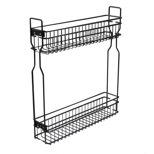 14.01.225/150 R BL Бутылочница в базу на 150, PREMIUM скрытый монтаж, черная