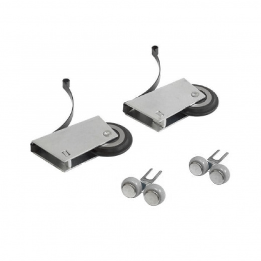 Комплект роликов для шкафов-купе (Закрытые) GRAY (класс А), усиленные с верхним подшипником