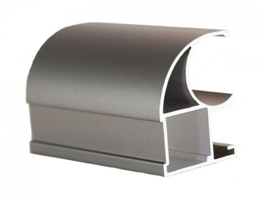 Профиль Вертикальный Открытый анодир. Шампань 5,4 м (12)