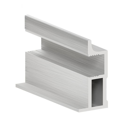 Профиль ручка ДЕЛИКАТА Серебро брашед 5,4 м (16)