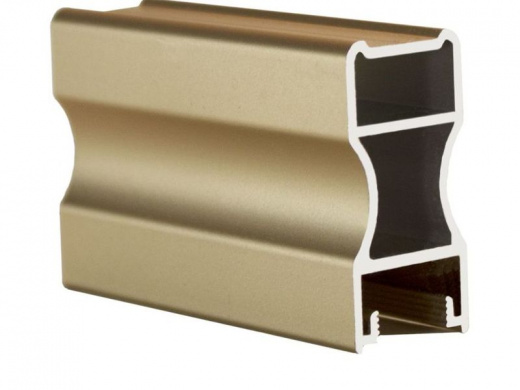  Вертикальный профиль матовый золото 5,4м