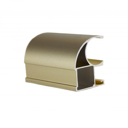 Профиль вертикальный Открытый матовое Золото 5.0 м (12)