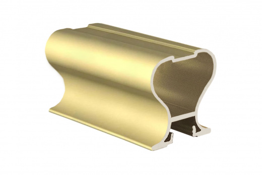Профиль Вертикальный Закрытый анодир. Золото 5,4 м (10)